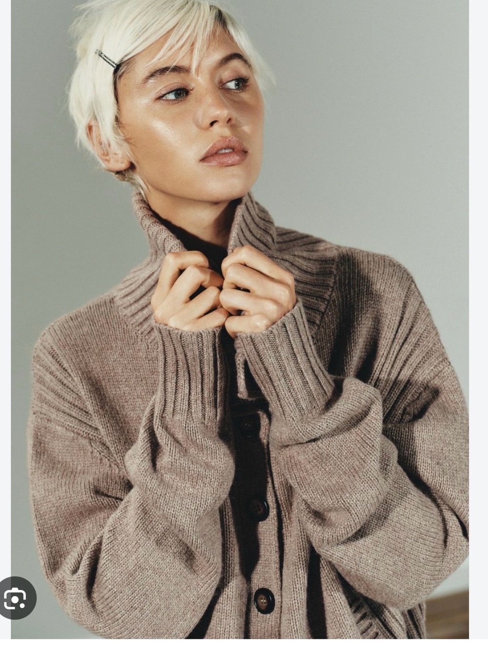 NWT Zara knitted cardigan with ribbed trim - purchased in Japan
